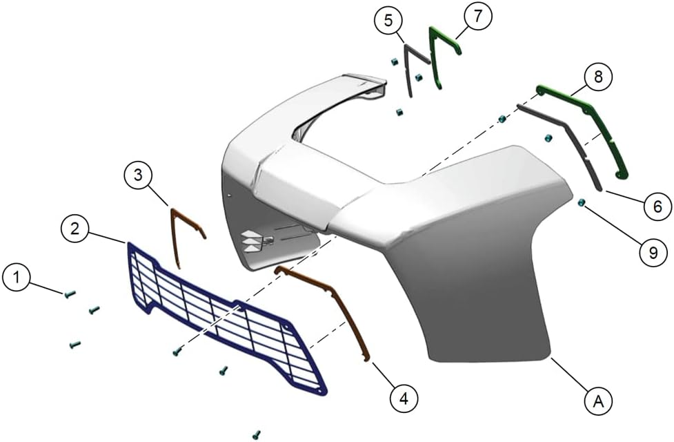 Aluminum Headlight Protection F99279