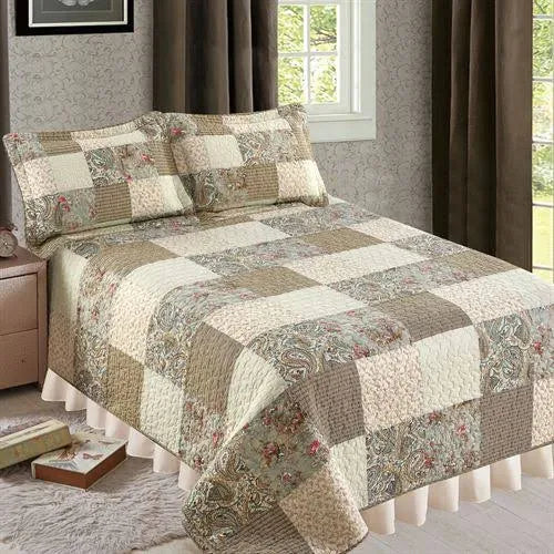 Patchwork Quilt Multi Warm, Super King S846267