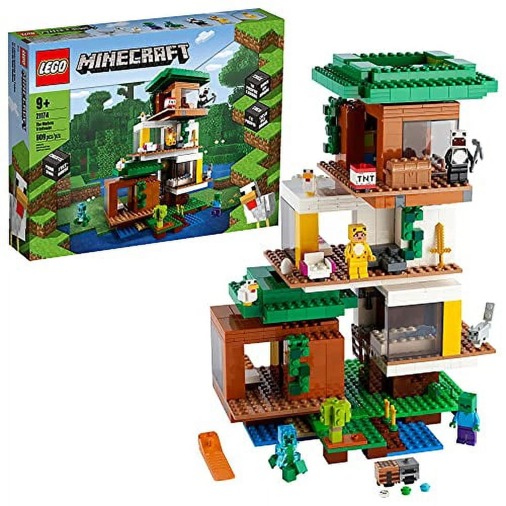 Minecraft Treehouse Building Kit Playset 909 Pieces T943207