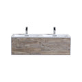 48 in. Wall Mount Nature Wood Bathroom Vanity I371073