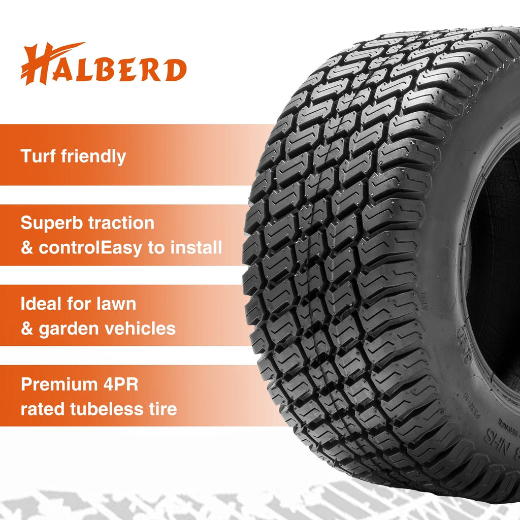 16x6.50-8 Lawn Mower Turf Tires 4Ply Tubeless H2165