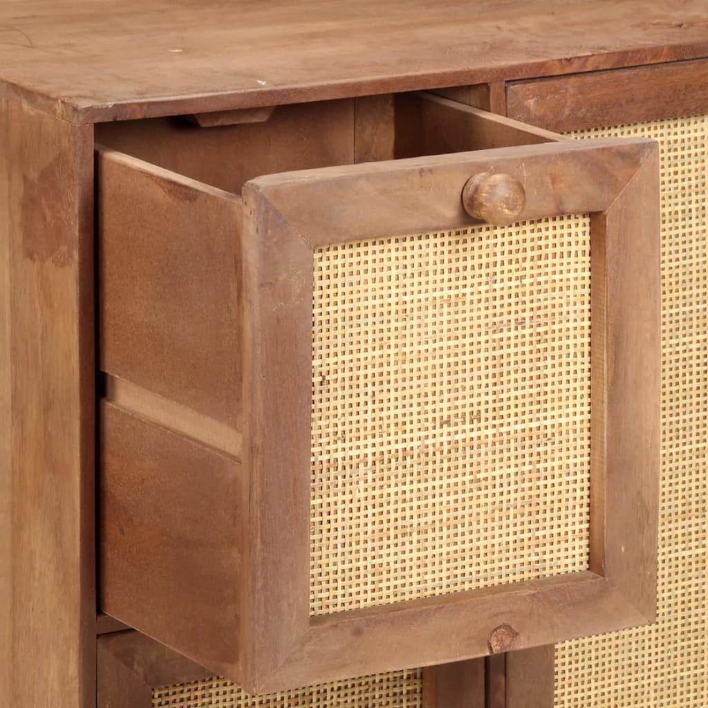 Solid Mango Wood Storage Cabinet J3221