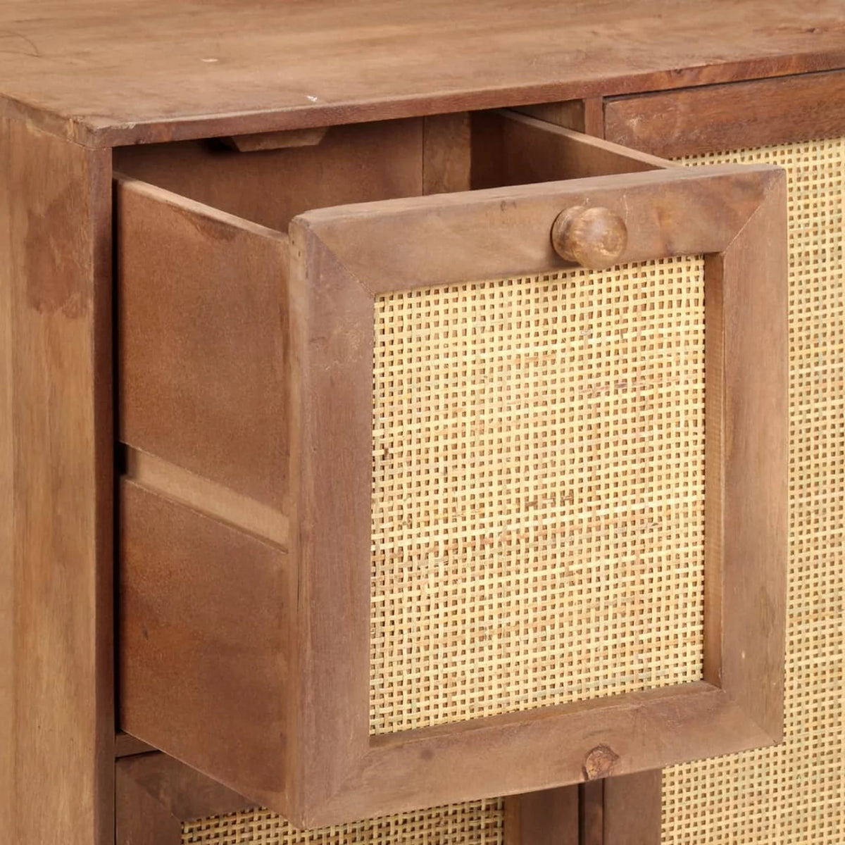 Solid Mango Wood Storage Cabinet J3221