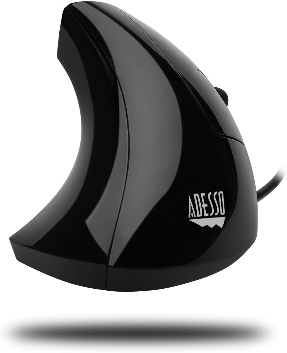Glossy Black USB Optical Mouse with Scroll Wheel L134