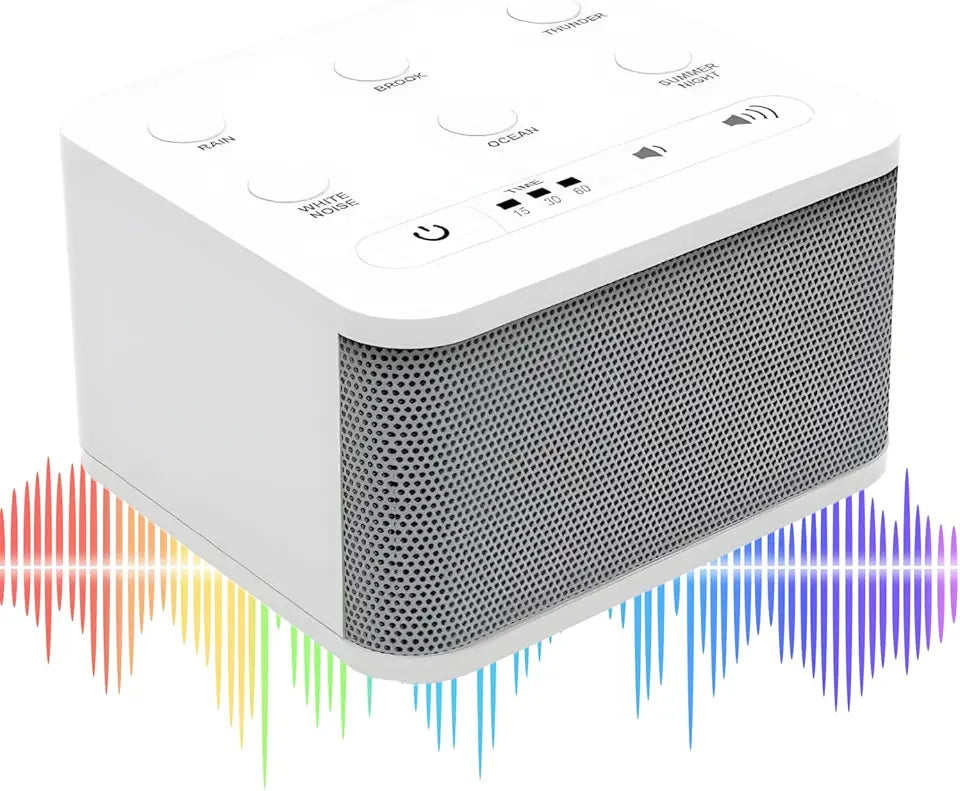 White Noise Sound Machine with Rain and Nature Sounds Y10020