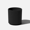 16" Plastic-Stone Planter Black C210