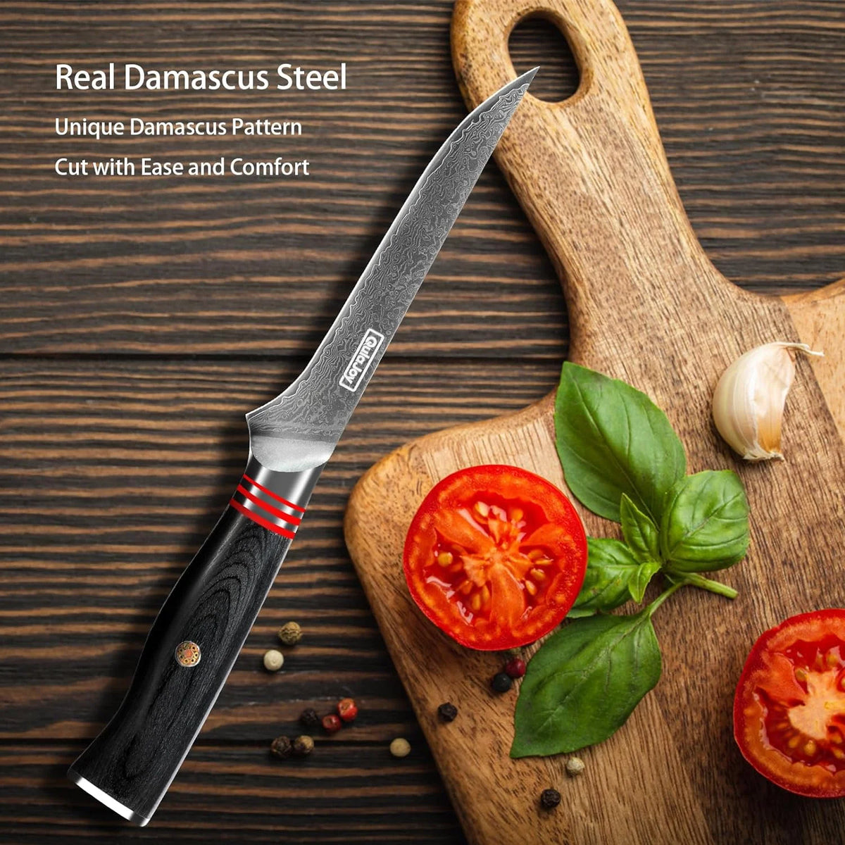 Damascus 5.9 Inch VG10 High Carbon Stainless Steel Boning Knife U186872