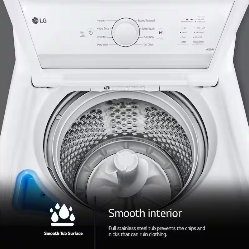 4.1 cu. ft. Top Load Washer in White V6827