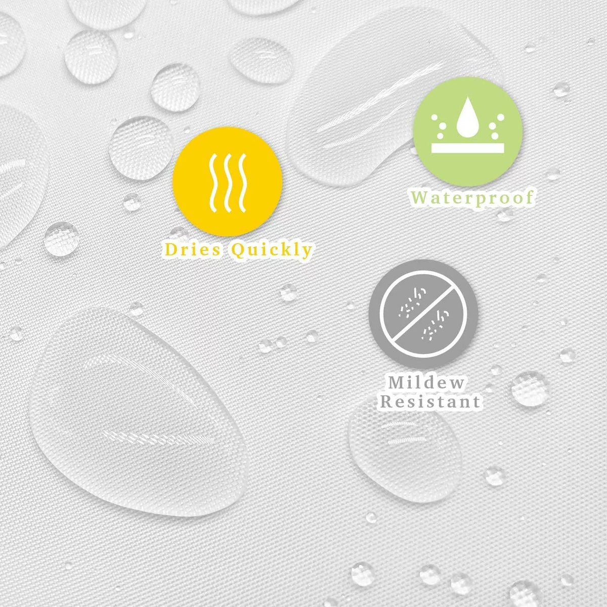 Fruit Polyester Shower Curtain with Hooks 72x72 Inch D96348