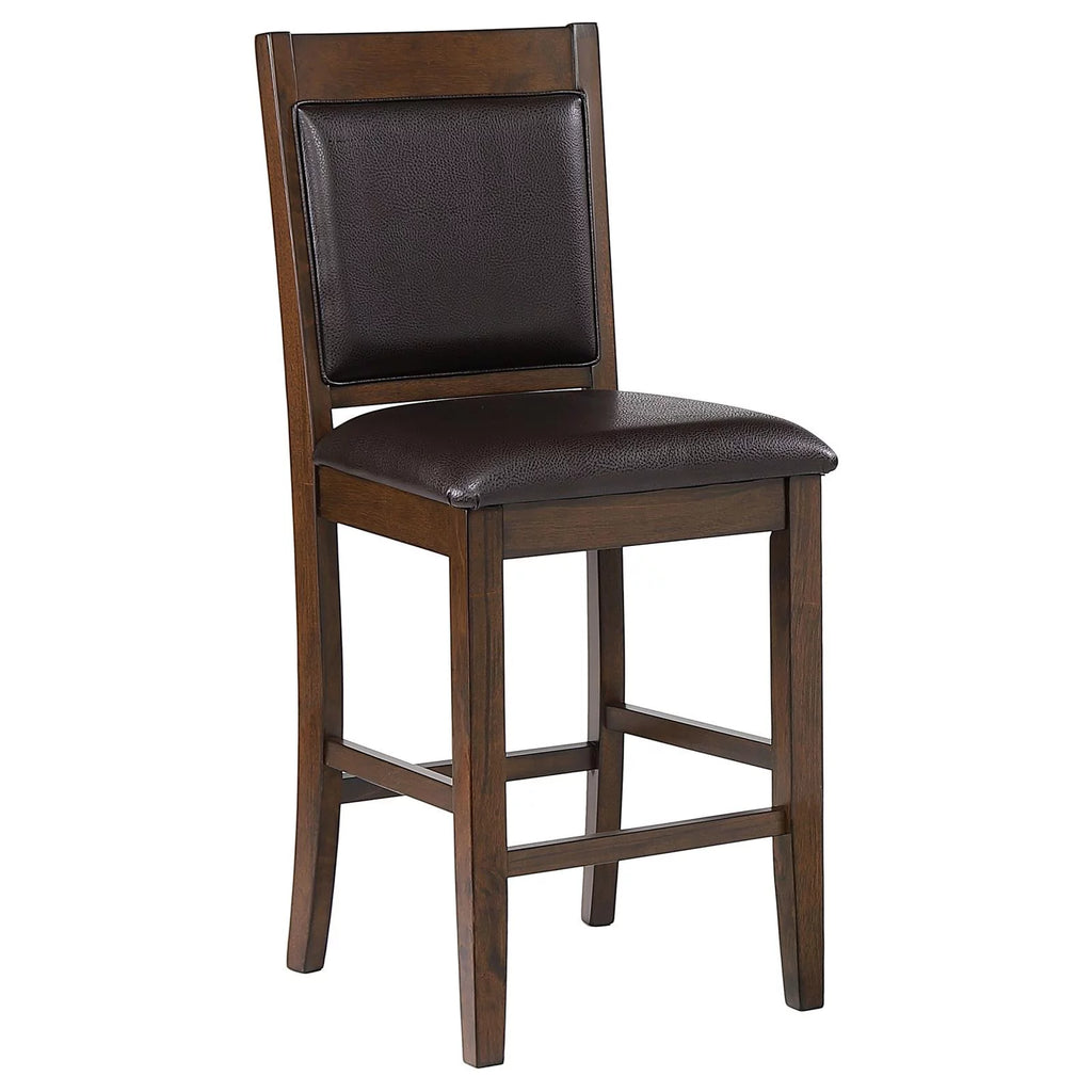 5-piece Rectangular Dining Set Brown and Walnut J914171