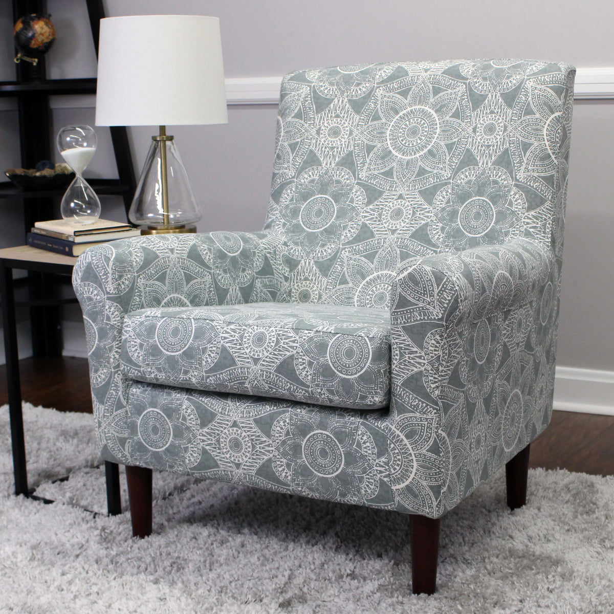 Gray Lounge Chair A9593