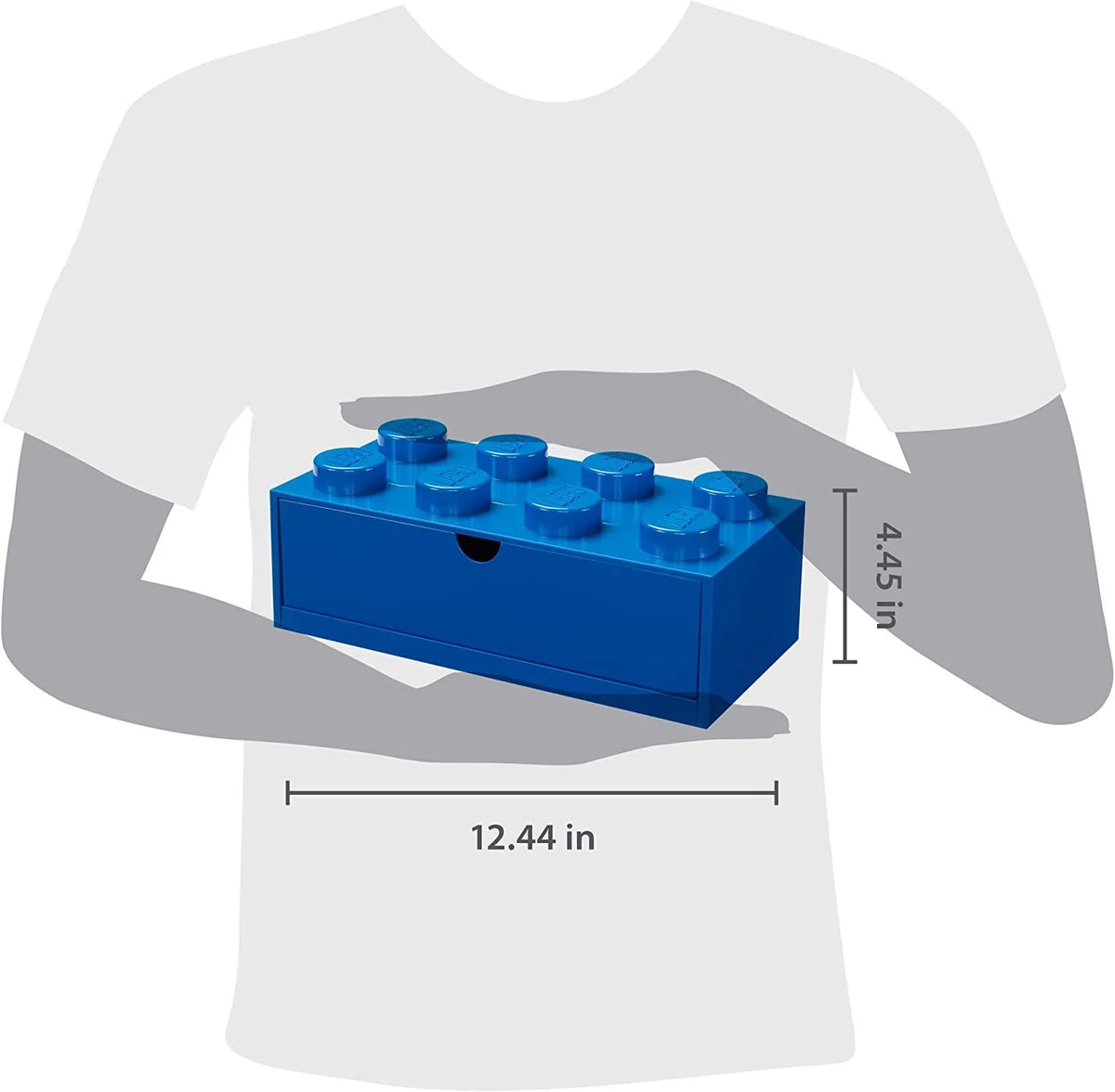 8 Stud Stackable Storage Brick Desk Drawer Z764