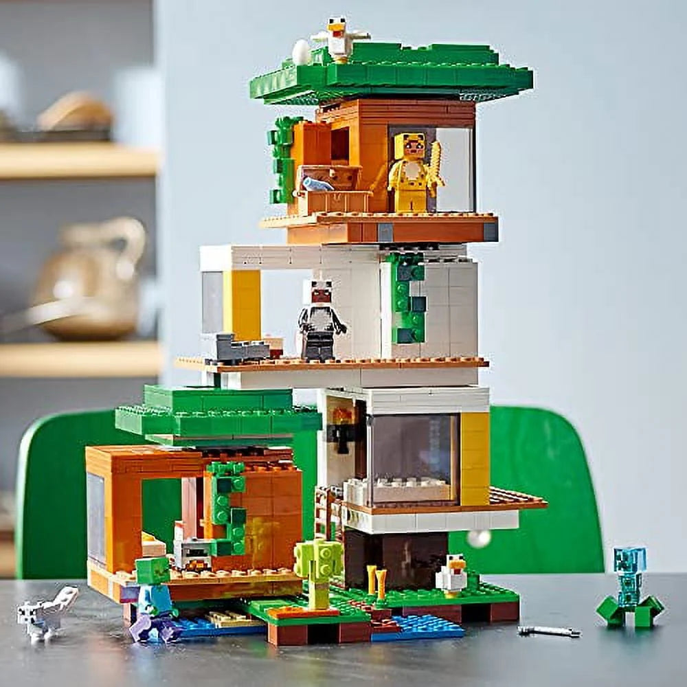 Minecraft Treehouse Building Kit Playset 909 Pieces T943207