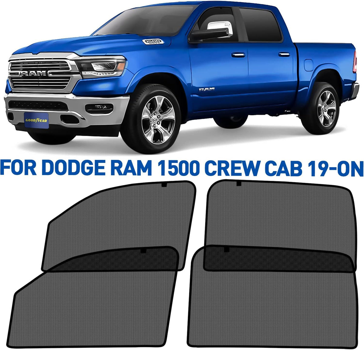 Magnetic Car Window Sunshade 4pcs F18428