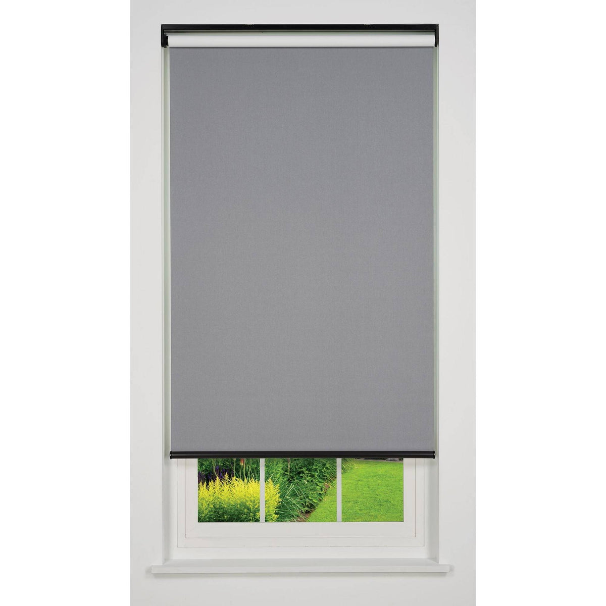 Light Grey Cordless Blackout Roller Shade N849249