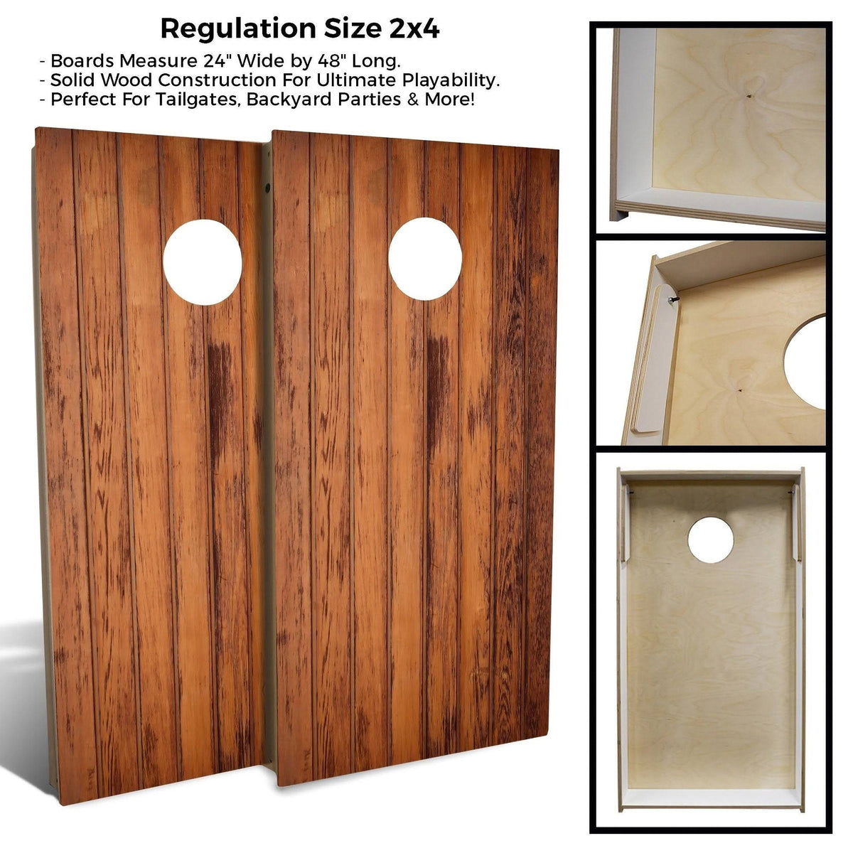 Cornhole Set 2x4 Boards Q47689