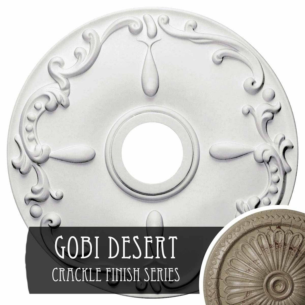18x22OD x 3 1/2x22ID x 1 1/4x22P Ceiling Medallion N88944