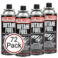 Pack of 72 Butane Fuel Cylinders, 8oz Butane Canisters M997382