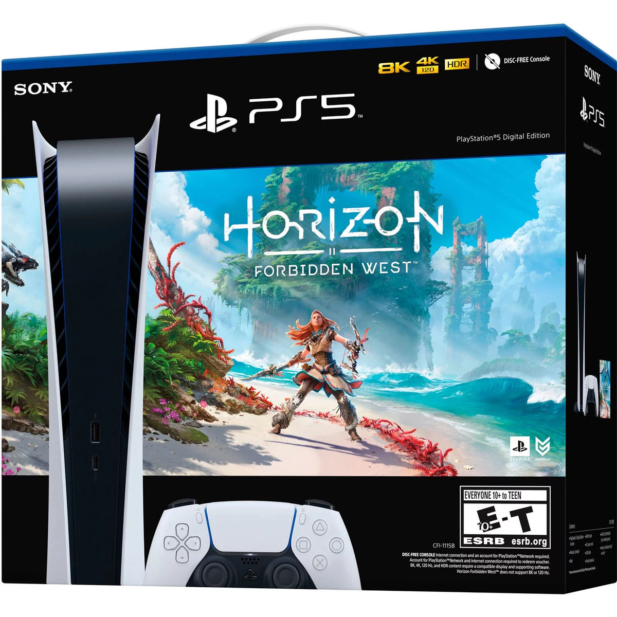 PS5 Video Game Console Digital Edition with Game Bundle I948