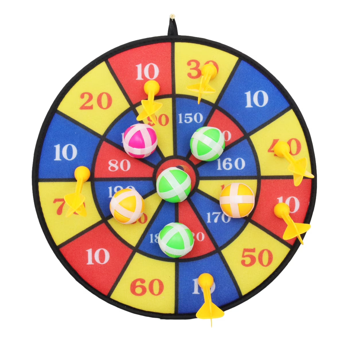 Flocking Dart Board with 4pcs Darts Dartboard Set X999031
