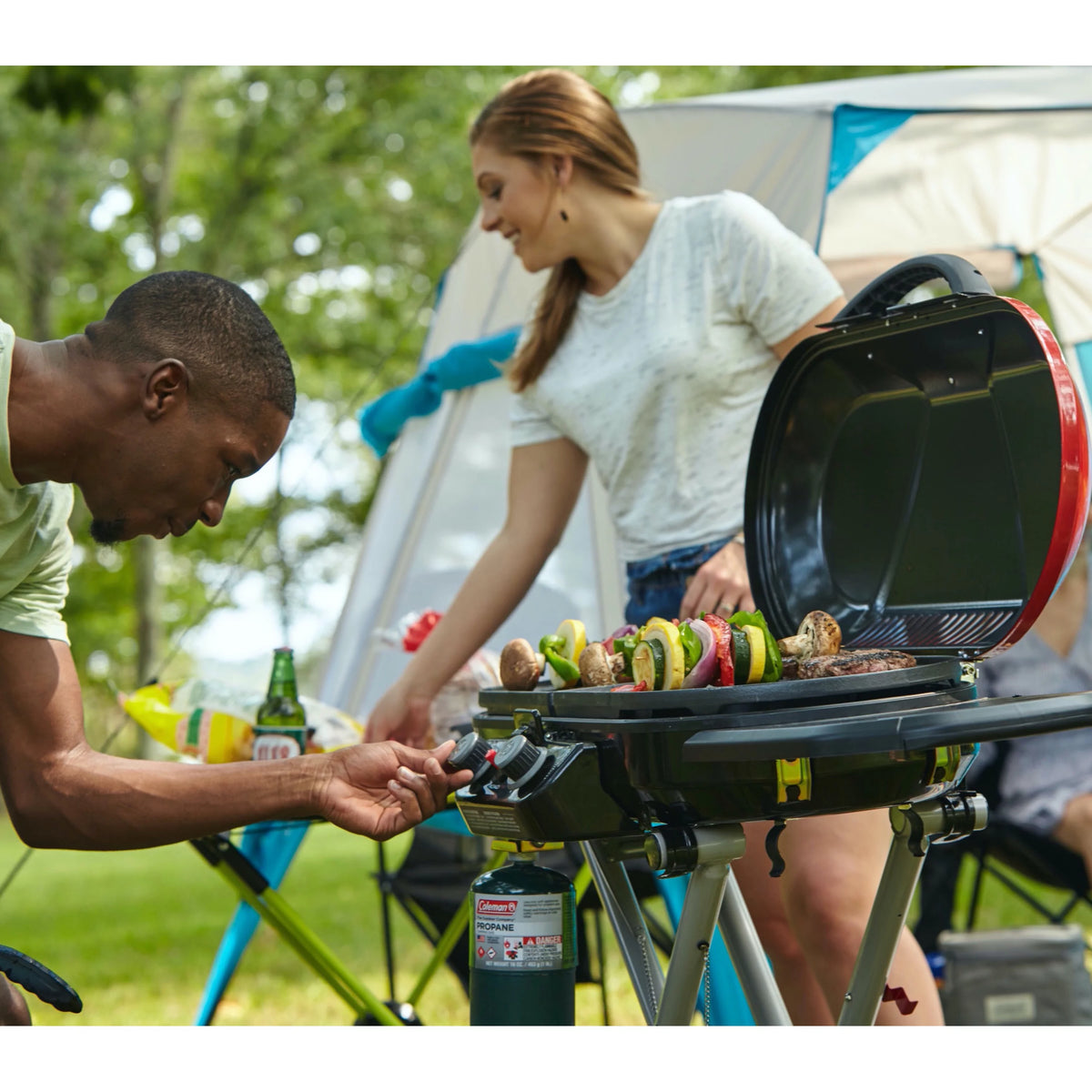 2 Burner Propane Gas Portable Grill R1083