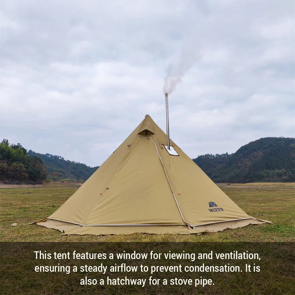 4 Season Cotton Tipi Tent with Carry Bag R137801
