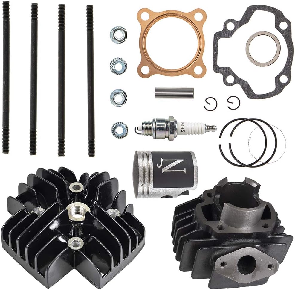 50cc Engine Cylinder Head Piston Gasket Top End Kit N1948