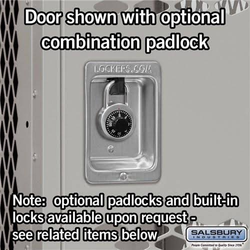 12x22 Wide Double Tier Vented Metal Locker X19395