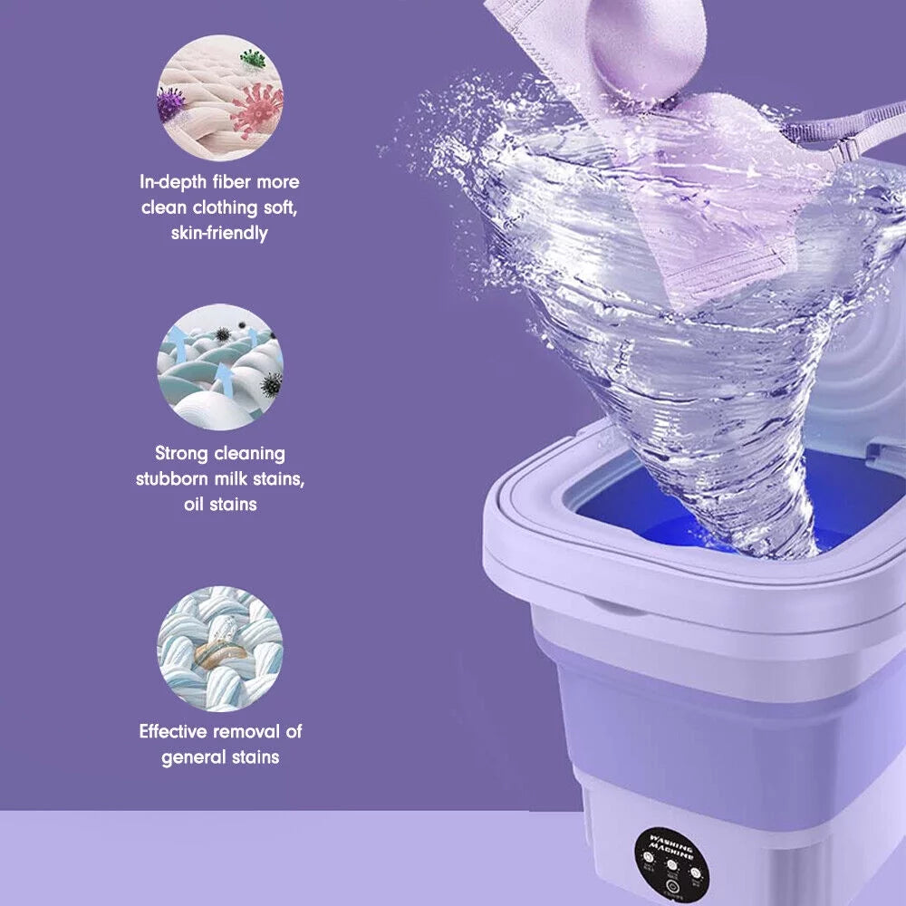 8L Foldable Mini Washing Machine N6592