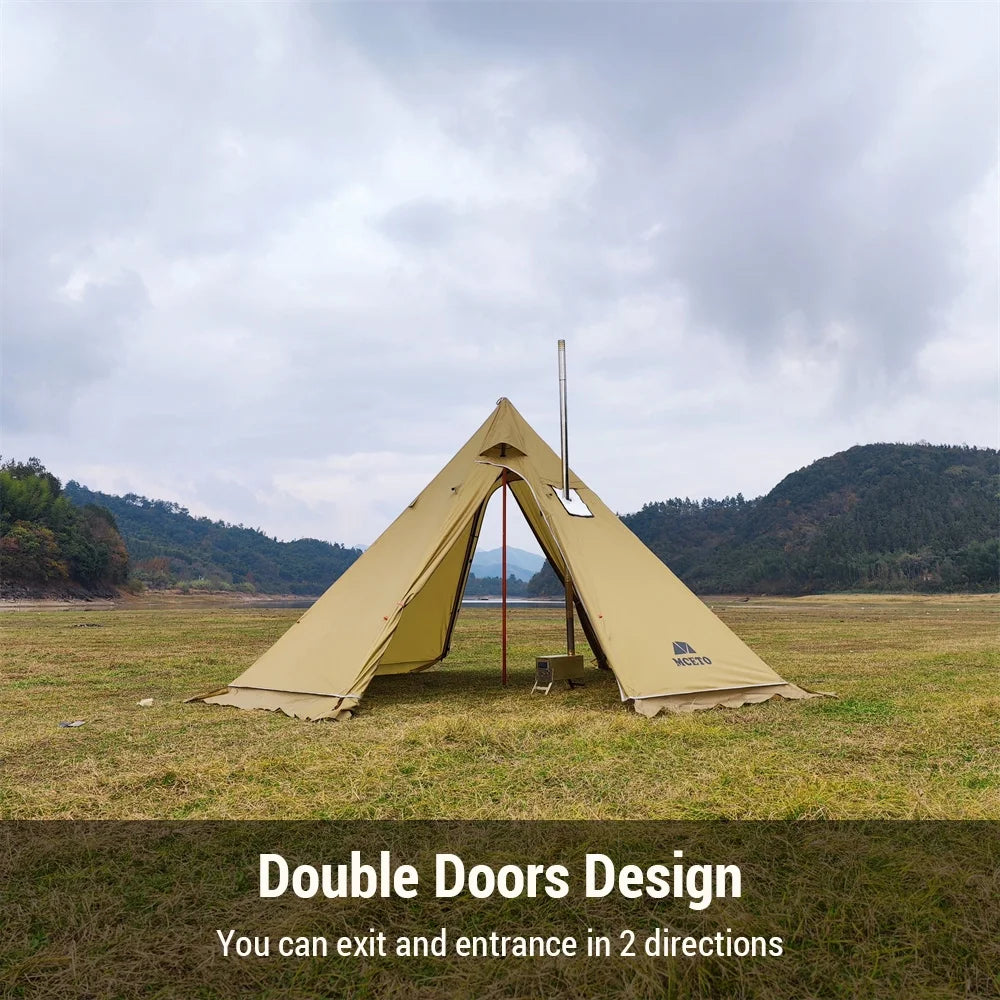 4 Season Cotton Tipi Tent with Carry Bag R137801
