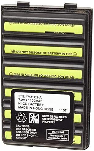 Rechargeable Two Way Radio Battery 7.2v 700mAH Ni-CD Pack of 2 I553