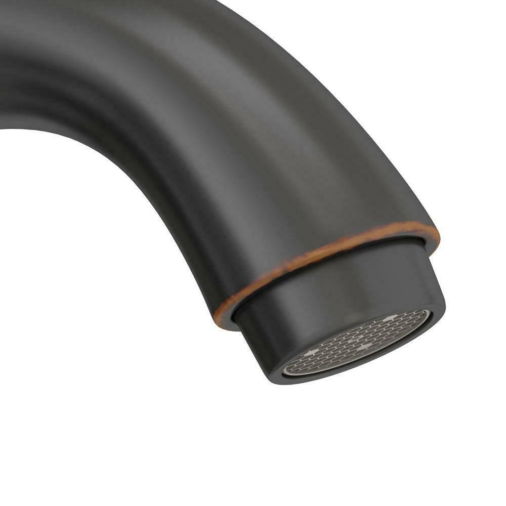 Bronze 2-Handle High-Arc Bathroom Faucet Z812658