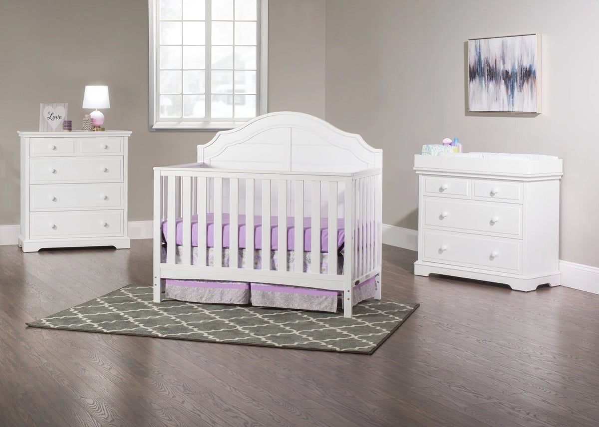 4-in-1 Convertible Baby Crib S330764