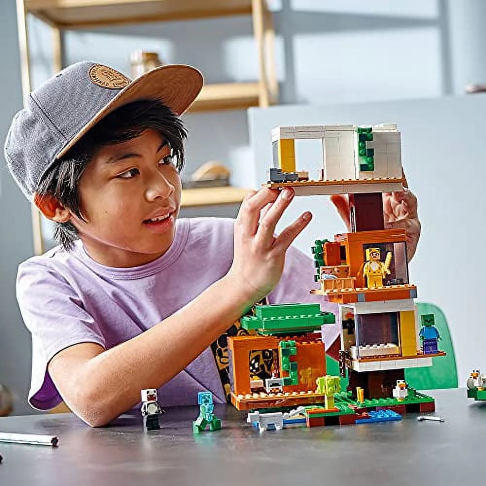 Minecraft Treehouse Building Kit Playset 909 Pieces T943207