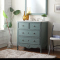34" Vintage Blue Bathroom Vanity B7459