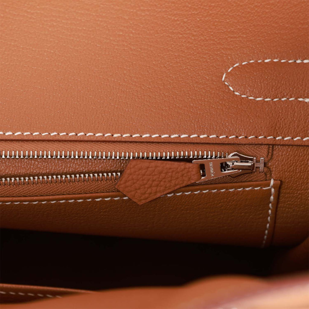 Gold Togo Palladium Hardware Handbag N7664