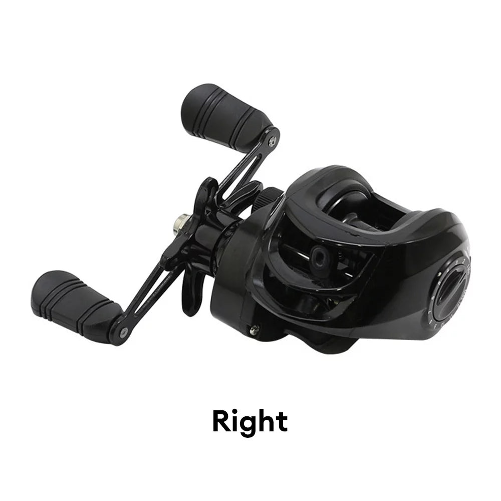 Baitcasting Fishing Reel Graphite Frame 7.2:1 Gear Ratio Low Profile X476