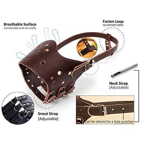Leather Dog Muzzle X5715