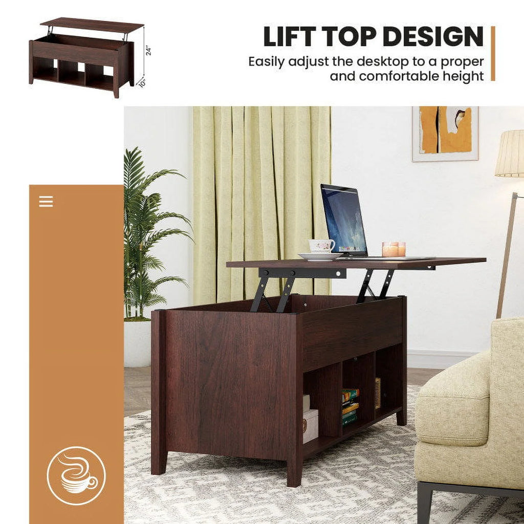 Lift Top Coffee Table with Storage G339