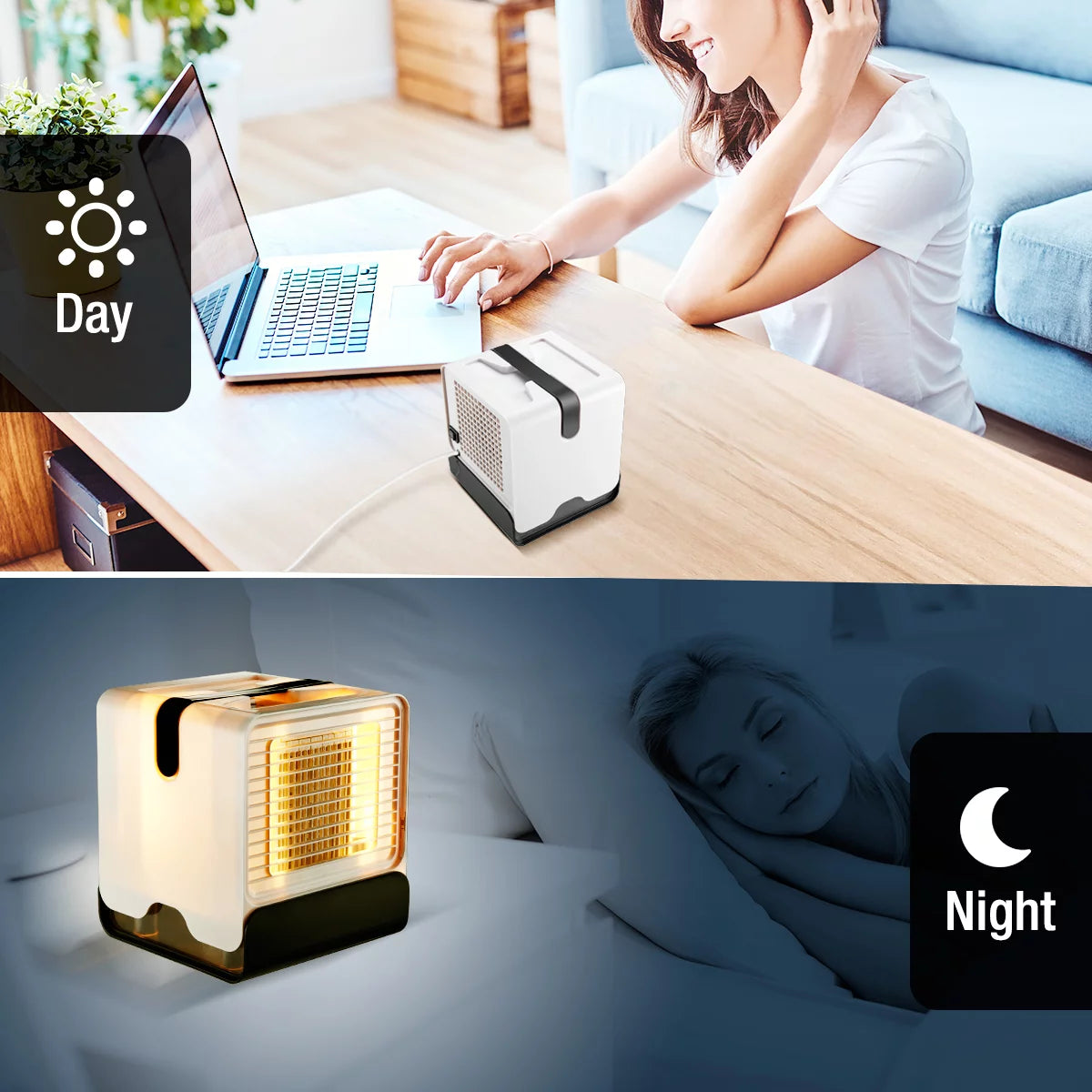 Portable Air Conditioner USB Fan W95291