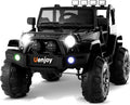 12V Battery Power Children's Electric Cars with Remote Control, Black U404672