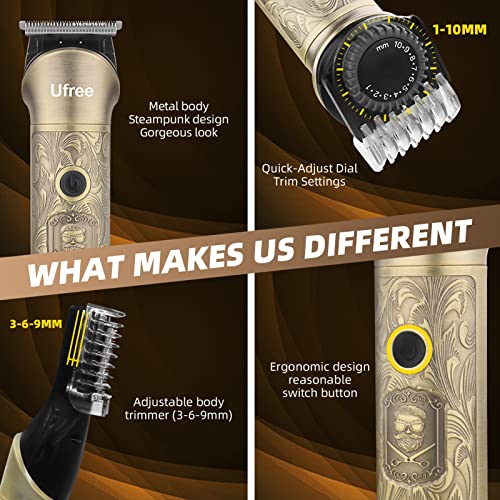 Cordless Beard Trimmer and Hair Clipper Grooming Kit W4722