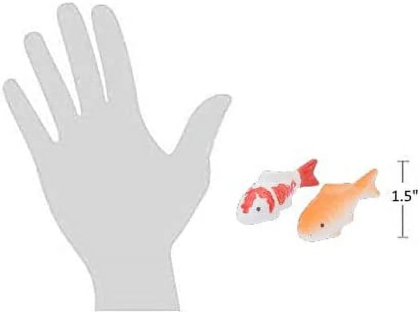 Set of 2 Koi Fish Figurines W9324