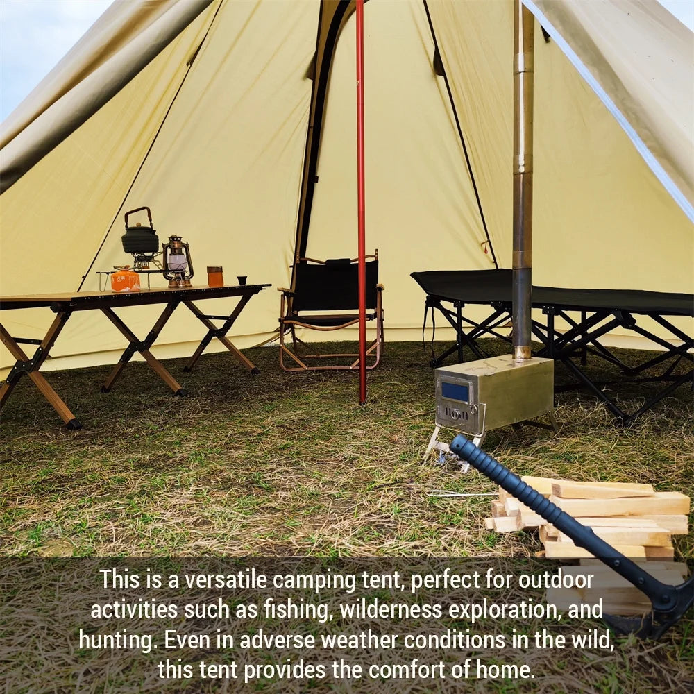 4 Season Cotton Tipi Tent with Carry Bag R137801