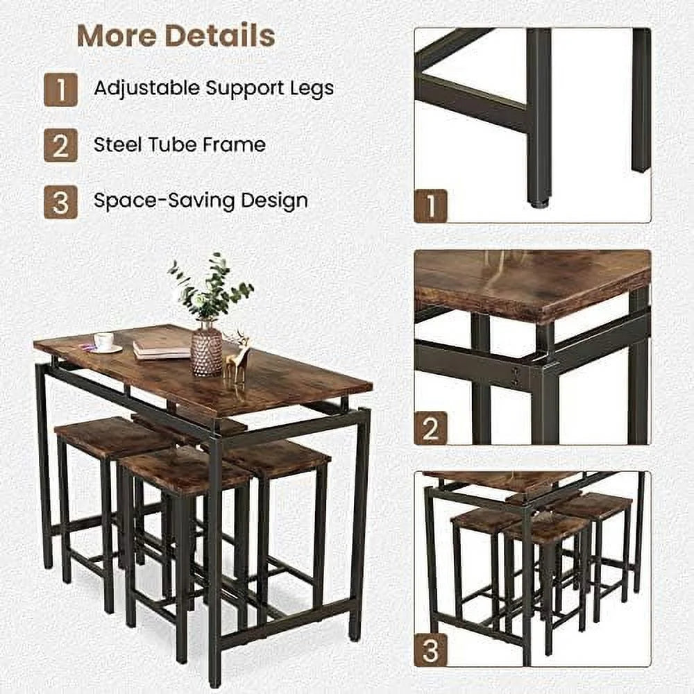5 PCS Dining Table Set B552