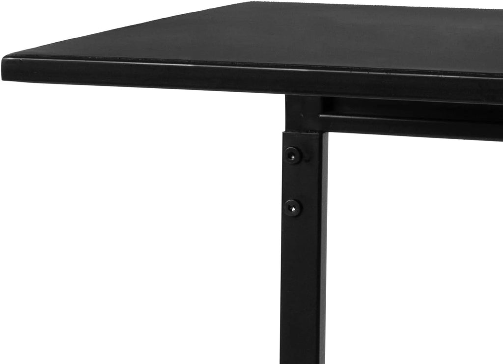 Black C-Shaped Desk H553398