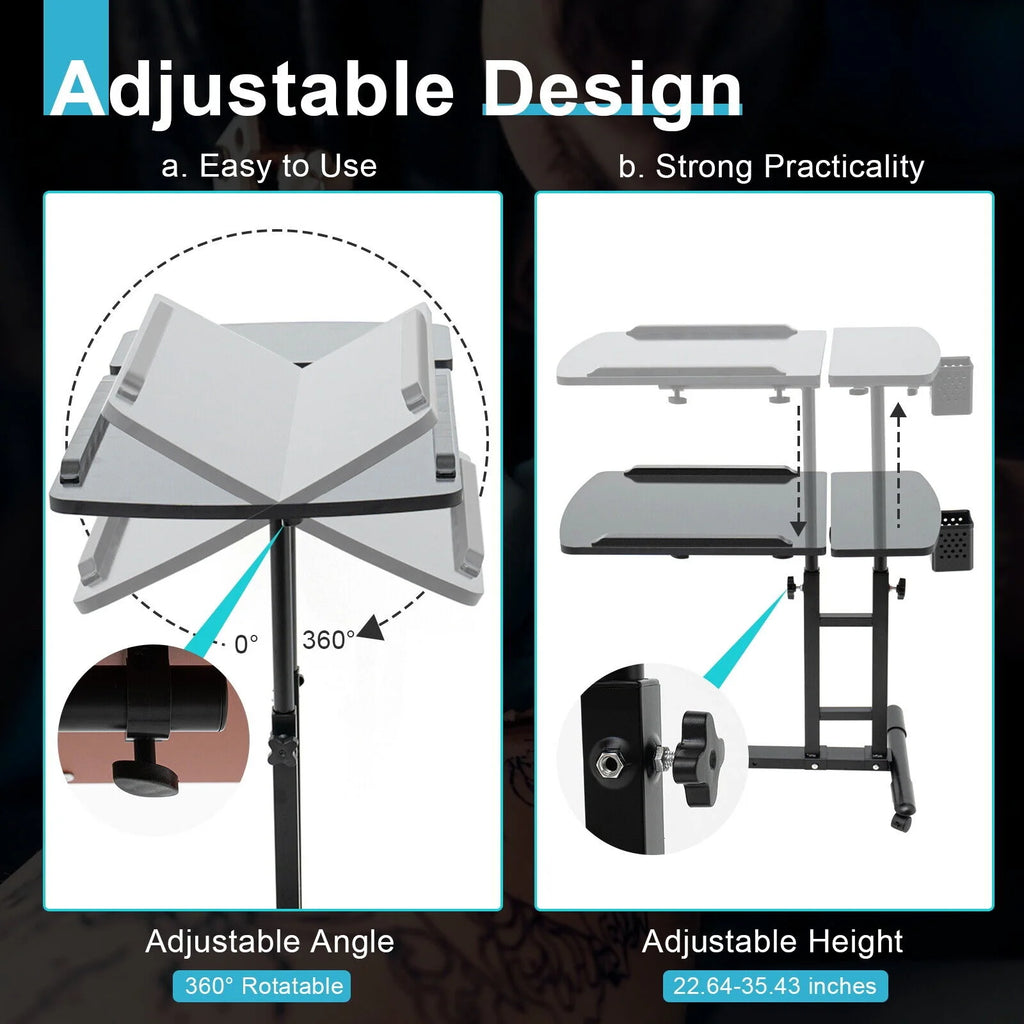 Portable Adjustable Rolling Tattoo Workstation L946712