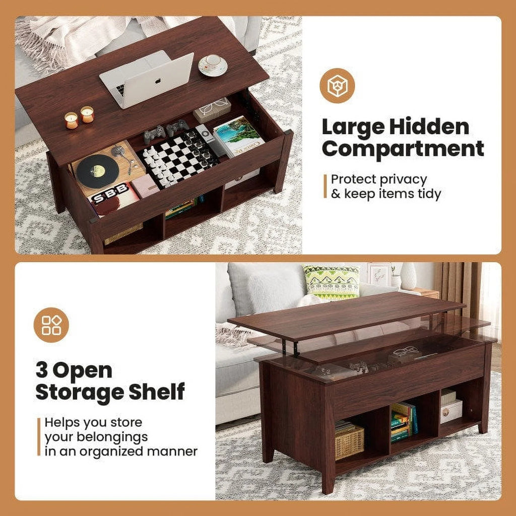 Lift Top Coffee Table with Storage G339