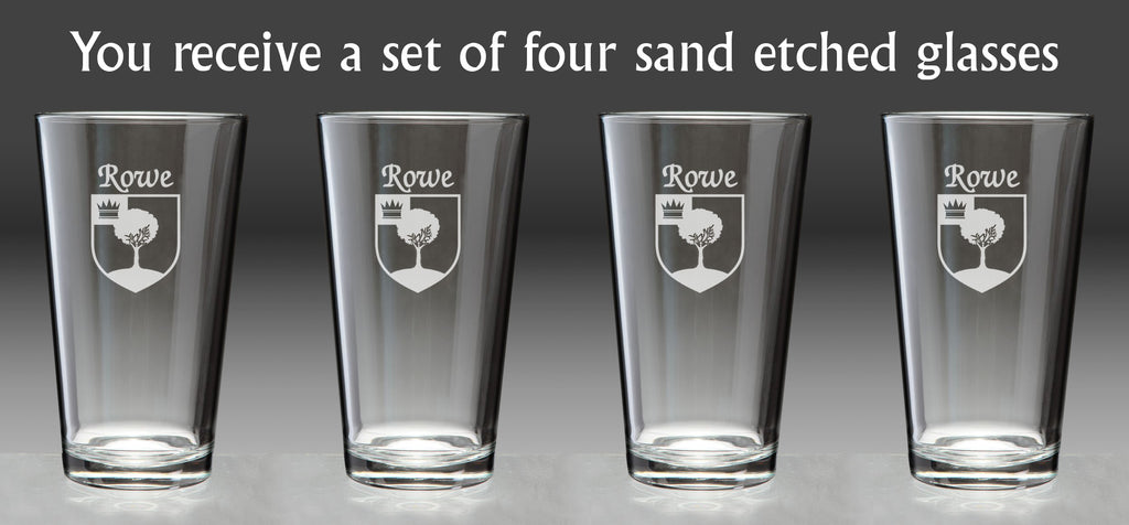 Irish Coat of Arms Pint Glasses Set of 4 J914450
