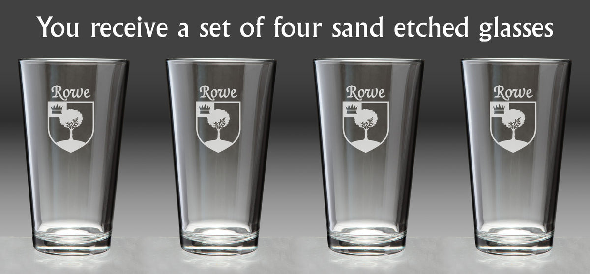 Irish Coat of Arms Pint Glasses Set of 4 J914450